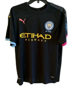 MANCHESTER CITY 125 Years Football Shirt Soccer Jersey Puma Size XL black Mens - Picture 1 of 12