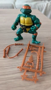 ☆ TMNT Ninja Turtles ☆ SOFT Head ☆ Michelangelo ☆ 1988 ☆Vintage ☆ Complete ☆ - Picture 1 of 6