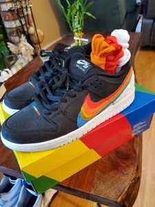 Size 11 - Nike Polaroid x Dunk SB Low Black - Picture 1 of 13