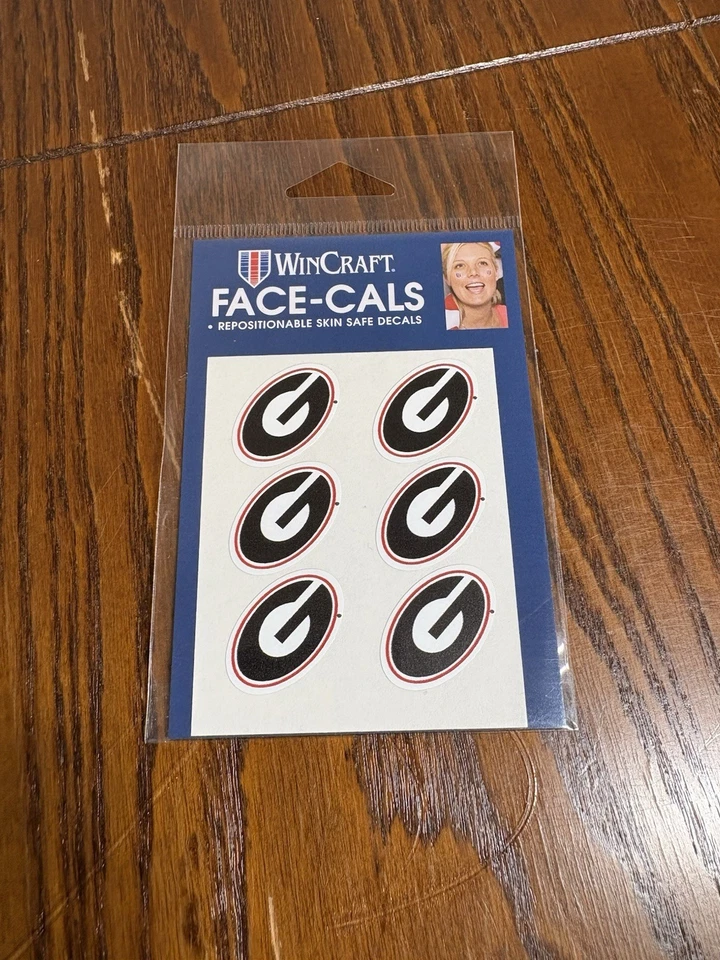 Наклейки на лицо Georgia Bulldogs (6 наклеек) (G) - Изображение 1 из 2