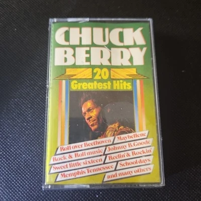 Chuck Berry 20 Greatest Hits Cassette Tape Holland Made Johnny B Goode  - Image 1 of 4