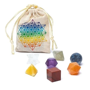 Chakra Heilige Geometrie 7-teiliges Set -- 6,7x9cm - Bild 1 von 1