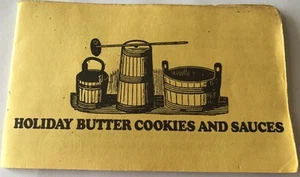 Vintage Broschüre Urlaub Butter Kekse und Saucen, American Dairy Assoc. von WI - Bild 1 von 2