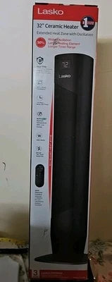 ⚡️Lasko CT32150 32" Oscillating Ceramic Tower Space Heater With Remote - Image 1 of 4