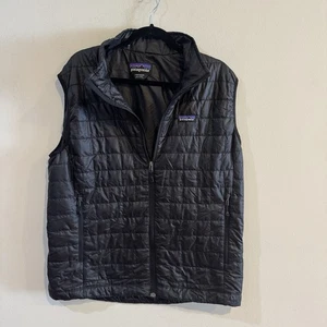 Patagonia Men's Nano Puff Vest Black Puffer Large - Picture 1 of 4