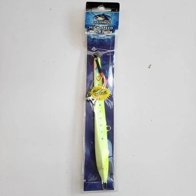 Iscas Williamson Abyss Speed Jig 200g 195mm pesca brilho no escuro - Imagem 1 de 4