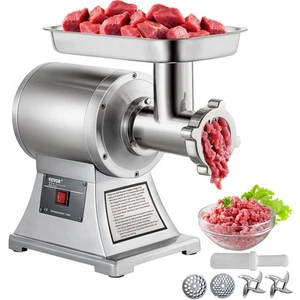 VEVOR 1100W Handels Edelstahl 200kg/hour Fleischwolf Klinge Platte Wurst Stuffer - Bild 1 von 12