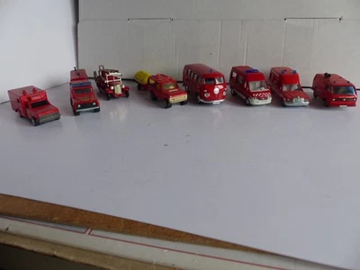 Lot véhicules miniatures Pompiers - Photo 1/4