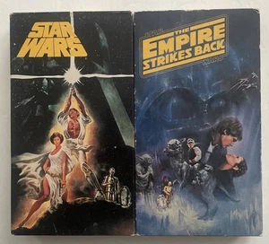 Star Wars CBS Fox VHS Bundle Star Wars and Empire Strikes Back - Picture 1 of 4