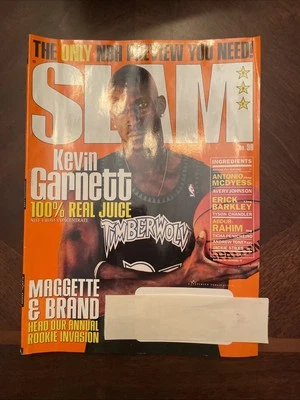 Slam Magazine December 1999 Kevin Garnett Cover Basketball - Image 1 of 2