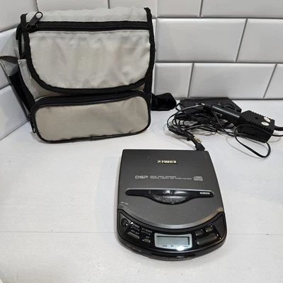 Reproductor de CD personal portátil Fisher PCD-5700 reproductor antideslizante de colección + estuche FUNCIONA Foto 1 de 4