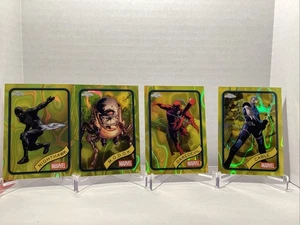 4 Karten Marvel Yellow Lava Lot - Cable, Daredevil, M.O.D.O.K., Nighthawk - Bild 1 von 2
