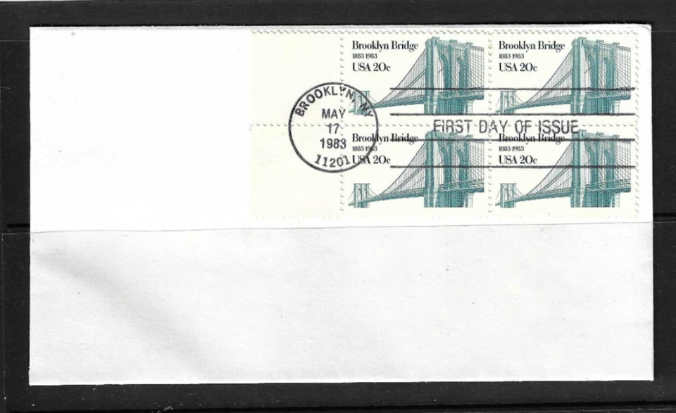 US SC # 2041 Brooklyn Bridge FDC . No Cachet - Image 1 of 1