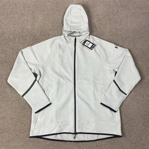 Under Armour Unstoppable Fleece Grid Full-Zip Hoodie Sweatshirt Mens Large - Picture 1 of 6