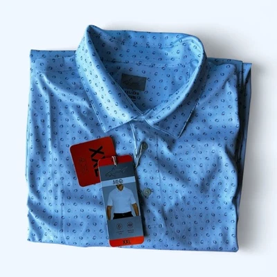 Greg Norman Men's ML75 Stretch Polo Shirt Moisture Wicking White Size 2XL - Image 1 of 4