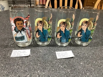 Vasos de colección 1980 Star Wars Empire Strikes Back Burger King (4) Coca Cola Foto 1 de 4