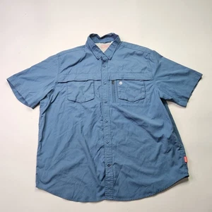COLEMAN Camicia Outdoor XXL Blu Pesca Escursionismo Utilità Rete Ventilata Foderata_B6 - Foto 1 di 12