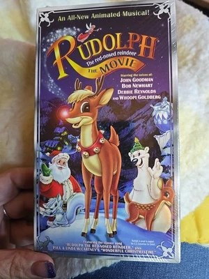 1998 Rudolph the red nose reindeer the movie Christmas VINTAGE SEALED Foto 1 de 4