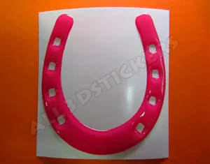 Pegatina Herradura 3D Relieve - Color Rosa - Imagen 1 de 1