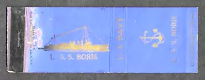 Matchbook Cover USS BORIE US NAVY wear - Picture 1 of 2