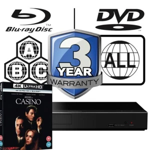 Panasonic Blu-ray Player DP-UB450 All Zone Code Free MultiRegion 4K & Casino UHD - Bild 1 von 7