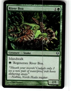 1 x River Boa - Foil - Zendikar - NM - Magic The Gathering - MTG - Picture 1 of 2