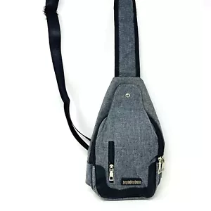 MeiJieLuo Gray Crossbody Sling Shoulder Bag Backpack - Picture 1 of 8