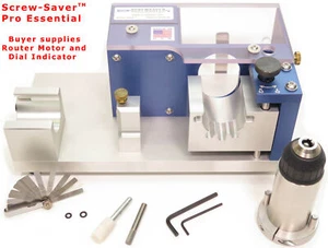 Brocas de trituradora de mesa para hacer destornillador ScrewSaver 0,001"± - Imagen 1 de 12