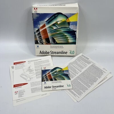 ADOBE STREAMLINE 4.0 FOR MAC CD & USER GUIDE - Image 1 of 3