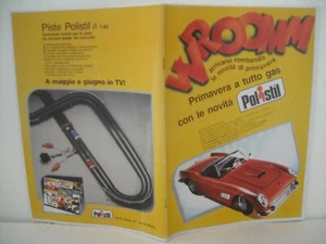RARA BROCHURE DI 10 PAGINE POLISTIL "WROOMM" ANNI '80 - Foto 1 di 1