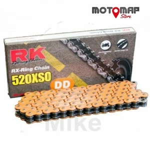 Catena Trasmissione Enduro Motard RK Arancio X Ring 520XSO 118 maglie passo 520 - Foto 1 di 1