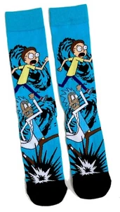 Herren Rick & Morty Laufen Weg blaue Socken 6-11 UK/39-45 EUR/7-12 US - Bild 1 von 3