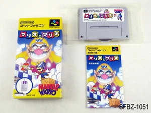 Completo Mario to Wario Super Famicom Importación Japonesa JP y SFC J Japón Vendedor de EE. UU. - Imagen 1 de 8