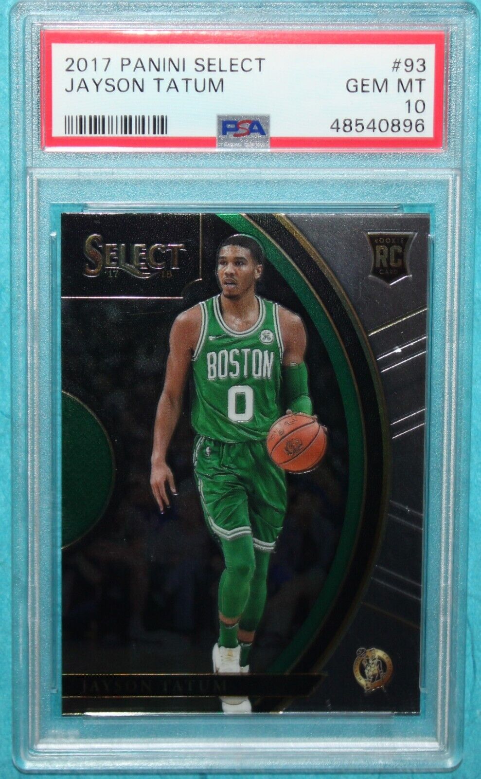 2017 Panini Select JAYSON TATUM RC #93 PSA GEM MINT 10 Boston Celtics Rookie