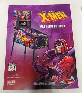 Flyer Pinball Stern THE UNCANNY X-MEN EDICIÓN PREMIUIM - Buen original 8 por 11 pulgadas - Imagen 1 de 2