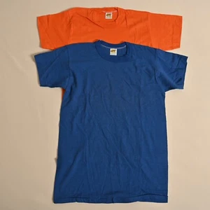 Vintage Russell Athletic Youth L Basic Short Sleeve T-Shirts - Lot of 2 - 4461 - Picture 1 of 6