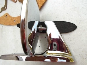 NORLIPP VTG MIRROR nos STUDEBAKER FORD MERC MOPAR HUDSON HENRY J KAISER AMC - Picture 1 of 3