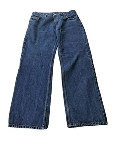 1 Paar Faded Glory Herren Jeans blau 38x34 100% Baumwolle Relaxed Fit - Bild 1 von 2