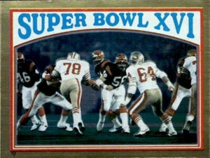 1982 Topps Sticker #10 Super Bowl XVI - Bild 1 von 2