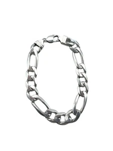 Figaro Link Italy 925 Sterling Silber Armband - Bild 1 von 4