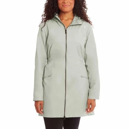 New with TAG! Kirkland Signature Ladies' Hooded Lightweight Jacket, MINT/BLACK, - Image 1 of 4