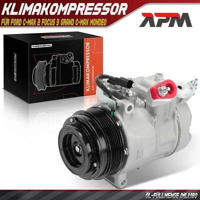 Klimakompressor 7SBH17C für Ford C-Max 2 Focus 3 Grand C-Max Mondeo 4 Transit - Bild 1 von 4