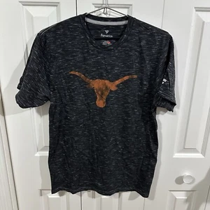 Texas Longhorns Shirt Fanatics Gray Crew Neck Short Sleeve Men Medium - Picture 1 of 8