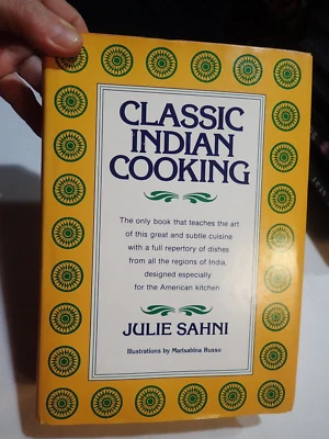 Classic Indian Cooking - Hardcover By Sahni, Julie - HCDJ  cookbook Foto 1 de 4