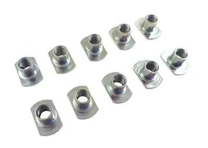 Lot of 10 Each Sliding Tee T Nuts 1/4" x 20 TPI 112331 - Picture 1 of 2