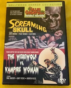 Screaming Skull/Werewolf Vs Vampire Woman DVD Killer Creature Double Feature - Picture 1 of 3