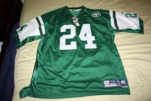 Darrelle Revis Reebok NFL On Field Jersey NY Jets Green 24 Football Extra Large - Picture 1 of 12