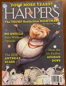 HARPER'S MAGAZINE -APRIL 2018 - DONALD TRUMP - Re-election nightmare - Anthrax - Bild 1 von 1
