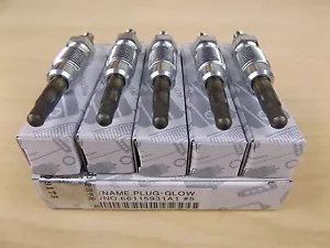 GENUINE SSANGYONG MUSSO SPORTS UTE 5 CYL 2.9 L TURBO DIESEL GLOW PLUG SET (5 EA) - Picture 1 of 3