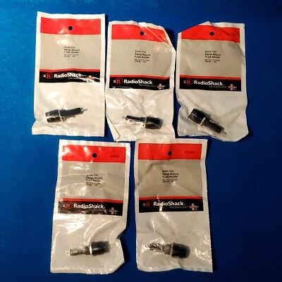 5x RADIOSHACK 270-0364 Tapón de rosca Montaje en panel Portafusibles 1-1/4x1/4 250VAC 10A Foto 1 de 4